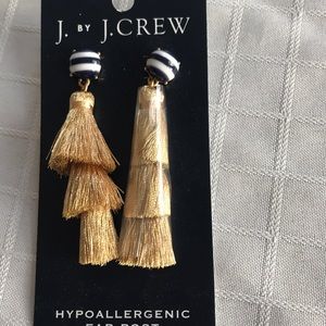 J Crew tassel earrings